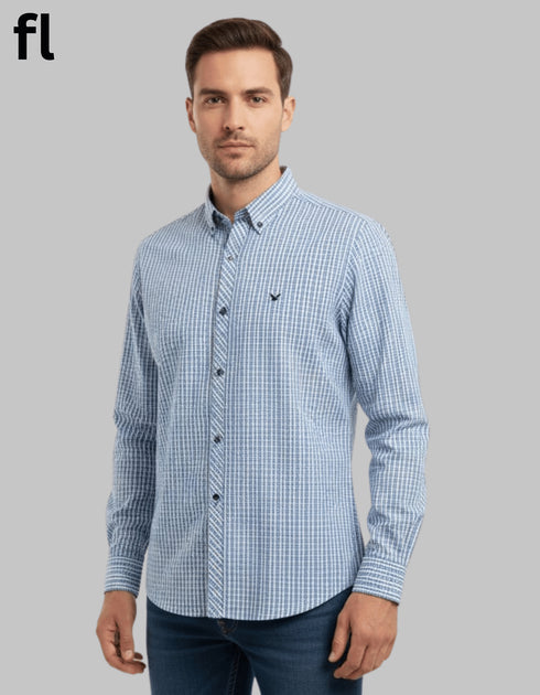 Sky Check Shirt Imported Stuff